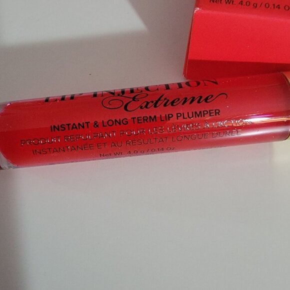 Too Faced Lip Injection Extreme Shade Strawberry Kiss New - Picture 13 of 15